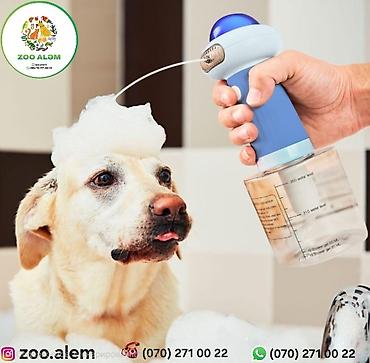 pişik şampunu: Ev heyvanları üçün şampun aparatı (dispenser) - Köpük vuran əl — 3