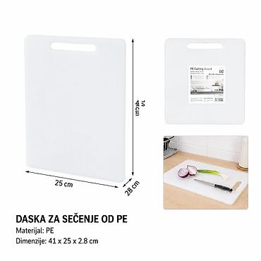 KMT plastična daska za sečenje 2406421 Praktična daska za pripremu