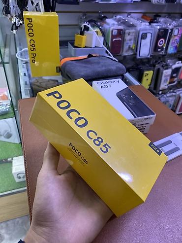 apple watch 4 цена в бишкеке: Poco C85, Новый, 256 ГБ, цвет - Черный, 2 SIM — 2