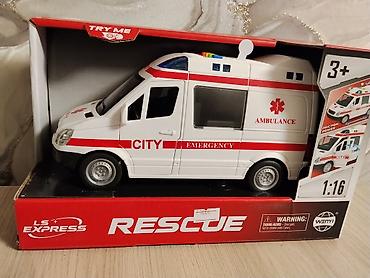 Игрушечный автомобиль «Скорая помощь» RESCUE (Wenyi, № WY590A) -