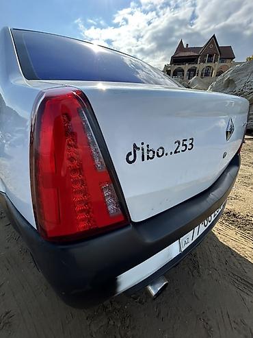 Renault: Renault Logan (ağ sedan) - Kuzov: 4 qapılı sedan, ağ rəng, qara — 11