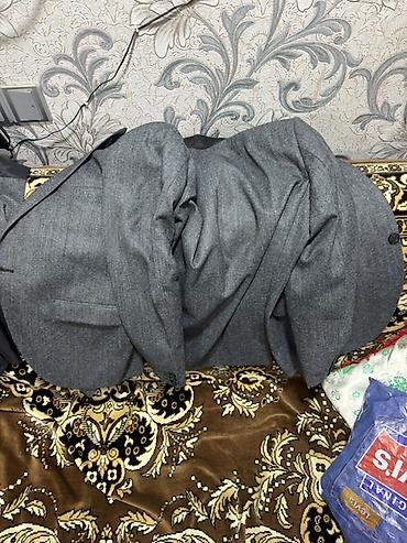 kiraye kostyum: Boz rəngli kişi kostyum dəsti - Komlekt: 2 ədəd eyni parçadan şalvar — 3