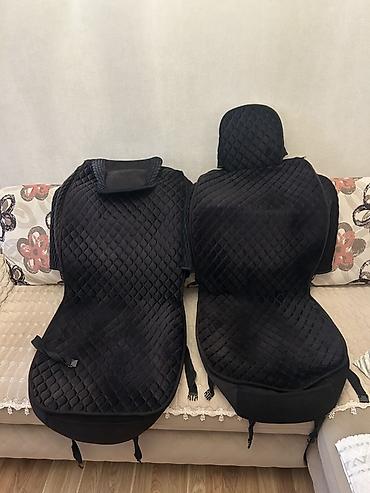 audi oturacaqlar: Universal ön oturacaq üzlükləri (2 ədəd) - Rəng: qara - Material — 1