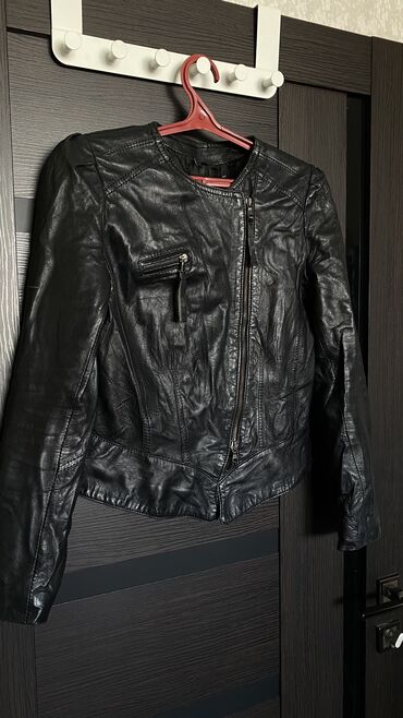 кожаные женские куртки: Кожаная куртка, Натуральная кожа, S (EU 36)