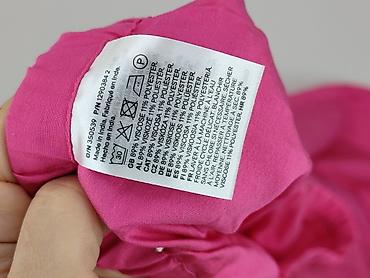 endo: Różowe damskie spodnie z szeroką nogawką - Krój: luźny, proste — 5