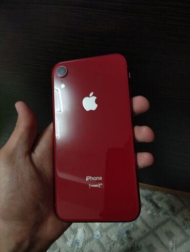 Apple iPhone: IPhone Xr, Б/у, 128 ГБ, Красный, Зарядное устройство, 78 %
