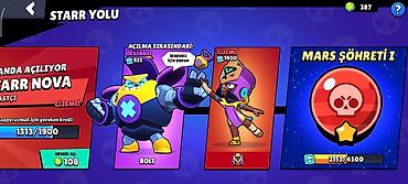 kohnə əşya: Brawl Stars hesabı - Kupa yolu: 64,161 - Prestij: 42 - Döyüşçülər — 3