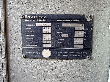 реф термо: Холодильная установка Frigoblock FK13 (Grosskopf GmbH, Essen-Borbeck — 2