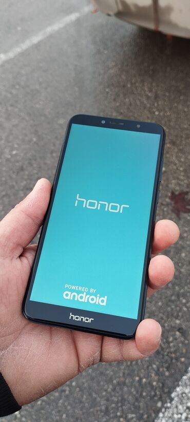 honor x50 qiymeti: Honor 7C, 32 GB, rəng - Göy, Düyməli, Sensor, Barmaq izi