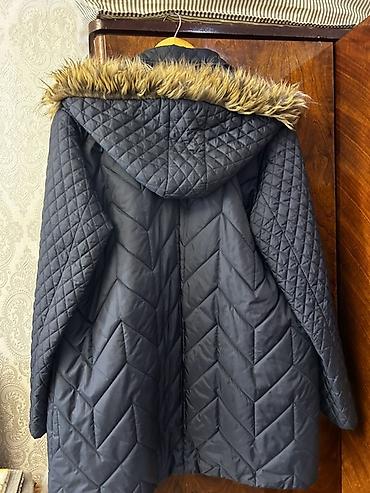 kurtk: Qadın qışlıq quilted kurtka – SELEN, ölçü 48 - Rəng: tünd boz/qartal — 2