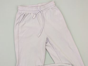 spodnie białe dresowe: Sweatpants, S (EU 36), condition - Good