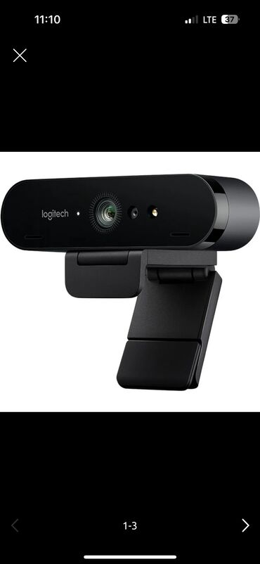 ноутбук бишкек бу: Веб камера Logitech BRIO 4K Pro, Ultra HD, 4096x2160, 90-30fps