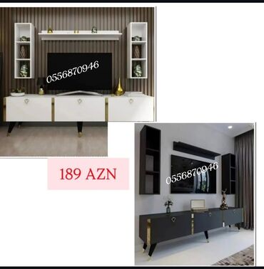 Sifarişlə TV stendlər: Siyirməli, Polkalı, Sadə laminat, Azərbaycan, Zəmanətli, Kredit yoxdur — 2