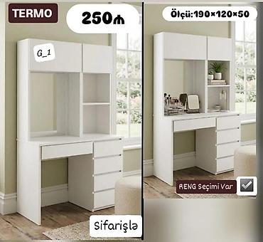 mebel termo: TERMO iş/krandanma masası – sifarişlə - Ölçü: 190 × 120 × 50 sm - — 1