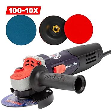 Elektrik əl alətləri: №: 3040 Məhsulun adı: Cilalama maşını Makute AG126-SV UM-S496 Brend — 1