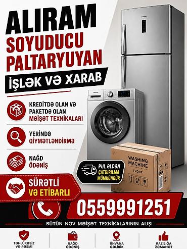 холодильник ремонт: Aliram xarab olsun islek olsun yaxsi qiymete alriq soyuducu — 1