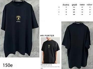 Majice: Men's T-shirt Balenciaga, bоја - Siva — 21