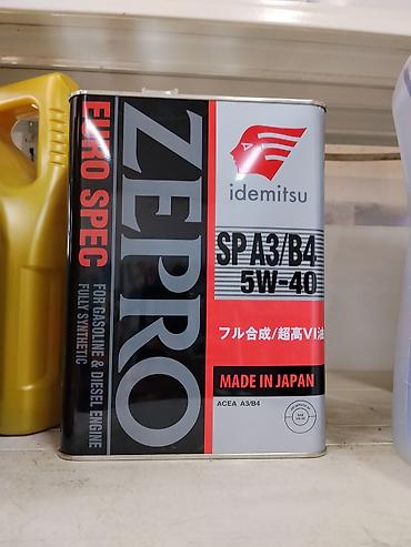 Idemitsu ZEPRO Euro Spec 5W-40 SP A3/B4 — полностью синтетическое