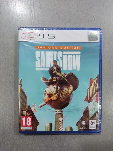 ps one: Playstation 5 üçün saints row day one edition oyun diski. Tam yeni