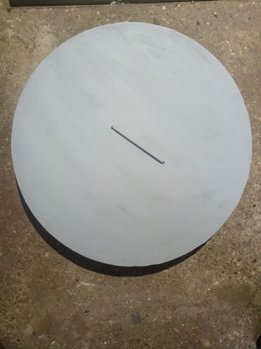 polovne mešalice za beton cene: Čelični poklopac za šahtu sa slike prečnika fi 600 mm, debljine 12 mm