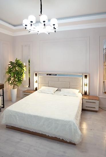 bed sheets: Спальный гарнитур, Новый, Двуспальная кровать, Белоруссия, Самовывоз, цвет - Бежевый — 3