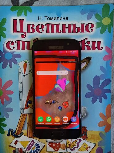 куплю бу планшет недорого: Samsung Galaxy A3 2017, Колдонулган, түсү - Кара, Бөлүп төлөө менен, 2 SIM