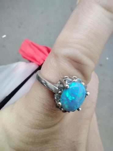 Prstenje: Ženski prsten, Handmade, Materijal: Kristal, Srebro — 12