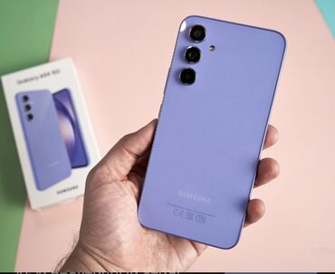 poco x3 pro в рассрочку: Samsung Galaxy A54, Колдонулган, 256 ГБ, түсү - Кызгылт көк, 2 SIM