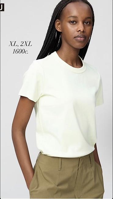 pull bear: Футболка, Классическая модель, Uniqlo, Хлопок, Новый, M — 4