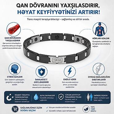 xonca desti: Tiens maqnit terapiya bilərziyi – sağlamlıq və stil bir arada! — 1