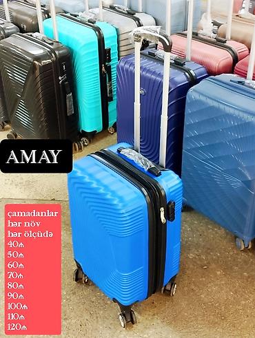 Çamadanlar – hər növ, hər ölçüdə 40 manatdan başlayan qiymətlərlə