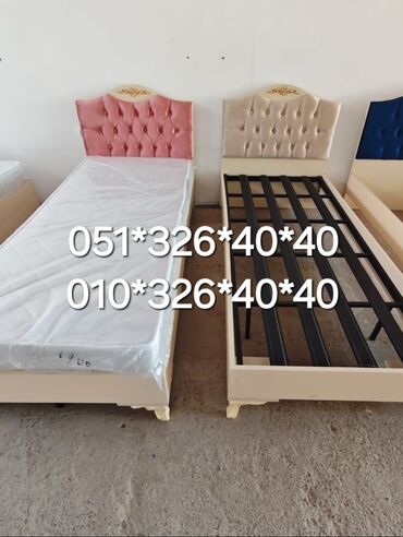 Çarpayılar: Yeni, Təknəfərlik çarpayı, Bazalı, Matras ilə, Azərbaycan — 14