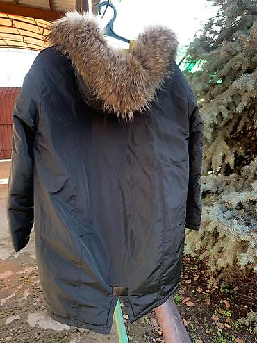 Пуховики и зимние куртки: Пуховик, По колено, С мехом, M — 2