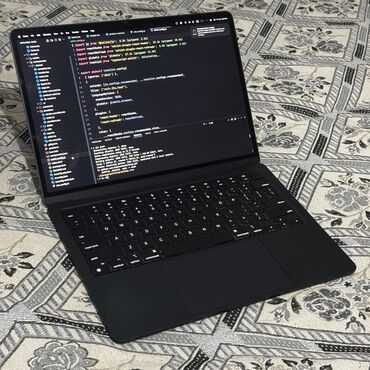 макбук про м3: Ноутбук, Apple, 16 ГБ ОЗУ, Apple M3, 13.5 ", Б/у, Для работы, учебы, память SSD