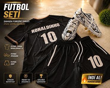 neymar: Futbol Seti – Ronaldinho 10 Dəst tərkibi: - Futbol forması (qara) — 1