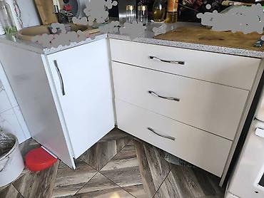 silver kitchen: Кухонный гарнитур (угловой модуль с мойкой + тумба с ящиками) и — 2