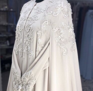 свадебные платья 48 р: Свадебное платье(абая),привезенное из Дагестана на заказ,надето было