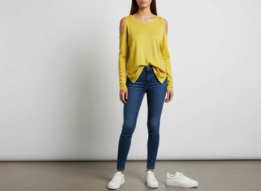 modne bluzki plus size: M&Co, Bluzka damska, rozmiar M