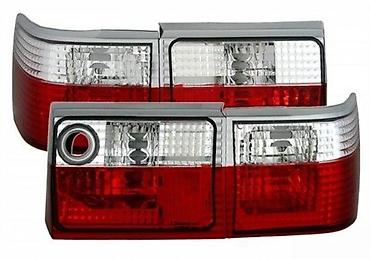 audi a2 tuning: KRISTALNA STOP SVETLA AUDI 80 JAJE B3 (1) | Kristalna crveno bela — 3