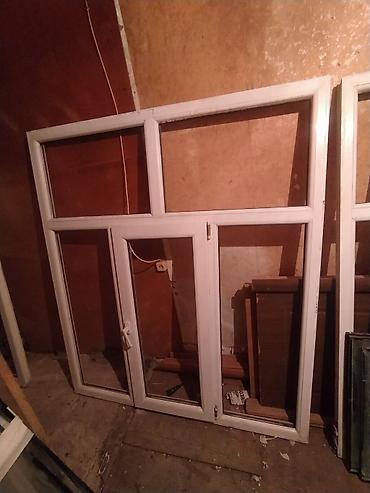 pilasdiq qapi: PVC pəncərə və balkon qapısı dəsti - Material: ağ rəngli PVC profil - — 2