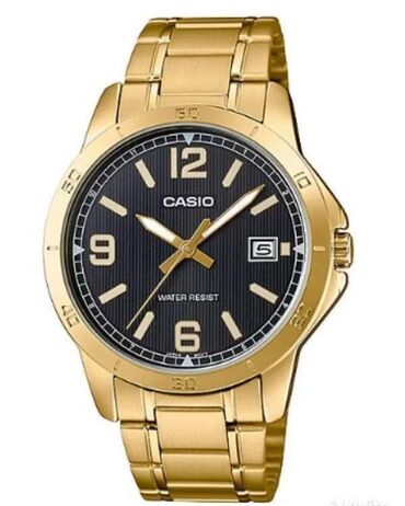 casio uniseks: Новые!! Мужские японские наручные часы casio collection mtp-v004g-1b