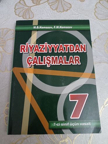 kitab satışı: Riyaziyatdan 7-ci sinif namazov çalışmalar işlənbəyib. sadəcə alınıb