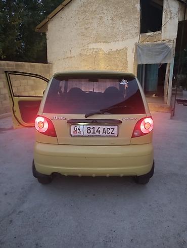 кочкор авто: Daewoo Matiz: 2006 г., 0.8 л, Кол менен иштөөчү, Бензин, Хетчбек — 3