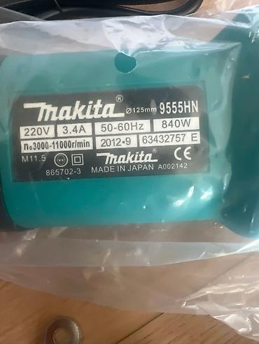 Оңдоп-түзөө жана курулуш: Углошлифовальная машина (болгарка) Makita 9555HN Основные — 2
