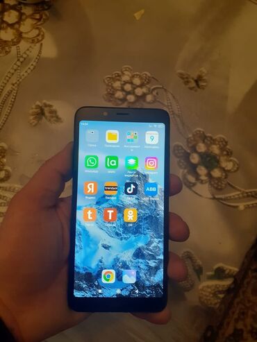 telefon barter: Xiaomi Redmi 7A, 32 GB, rəng - Qara, 
 Sensor, İki sim kartlı