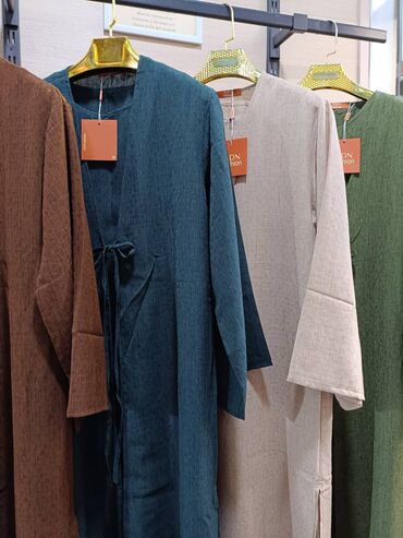 Халаты: Женские абаи — коллекция базовых и нарядных моделей - Свободный — 22