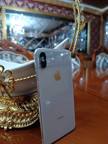 айфон xs бу бишкек: IPhone Xs Max, Колдонулган, 256 ГБ, Ак, 75 %