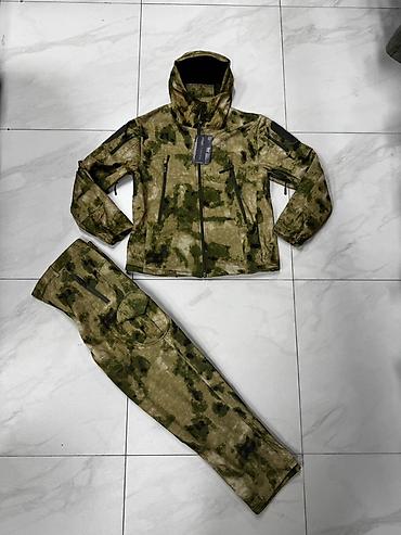 Спортивные костюмы: Комплект тактической одежды Softshell (куртка + брюки) - Материал — 4