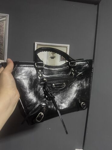 сумка на пояс женская прозрачная: Классическая сумка, Balenciaga, Турция, Материал: Натуральная кожа, Винтажный стиль, Женские, Б/у