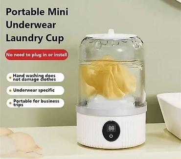 kettles: Prenosiva bežična mini veš mašina, dizajnirana za pranje malih — 1